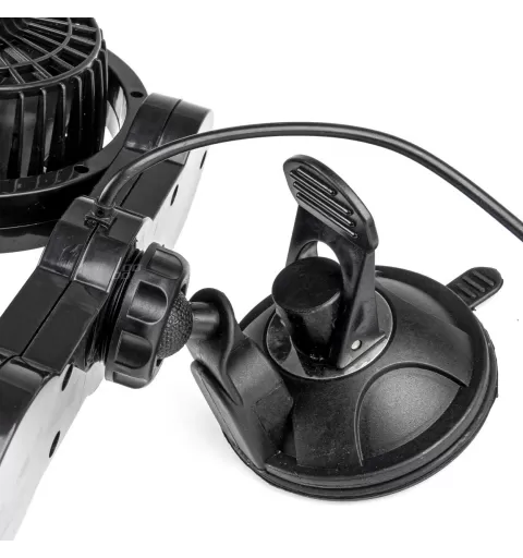 Automobilinis ventiliatorius su siurbtuku 2x4" 24V