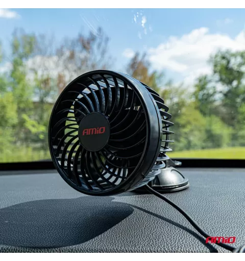 Automobilinis ventiliatorius su siurbtuku 4,5" 12V