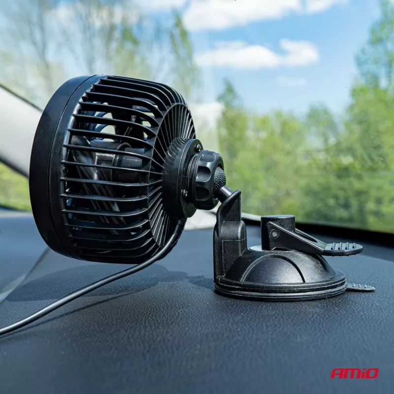 Automobilinis ventiliatorius su siurbtuku 4,5" 12V