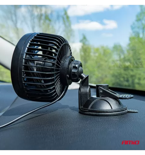 Automobilinis ventiliatorius su siurbtuku 4,5" 12V
