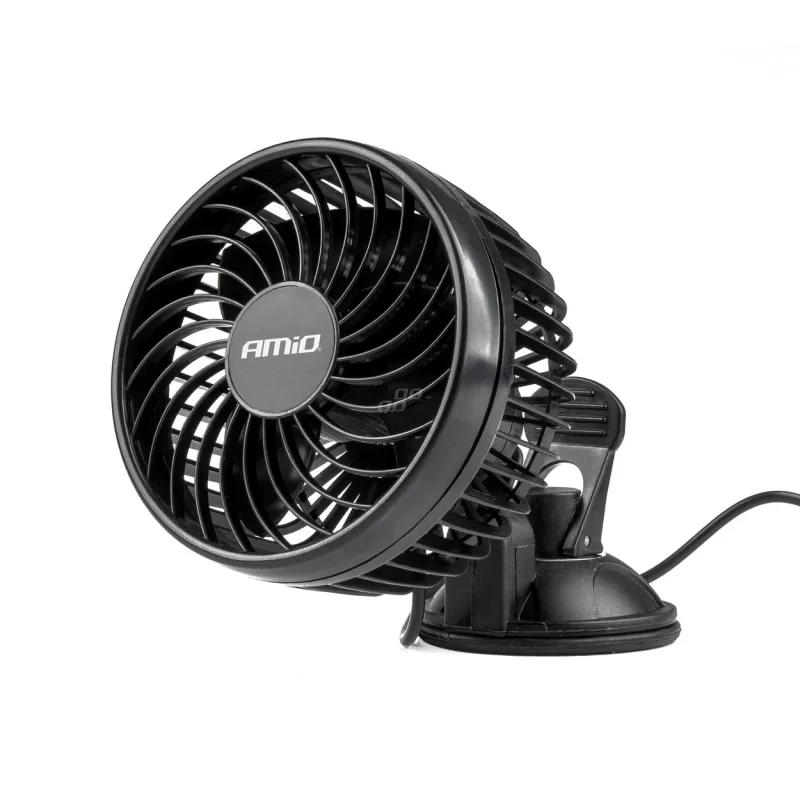 Automobilinis ventiliatorius su siurbtuku 4,5" 24V