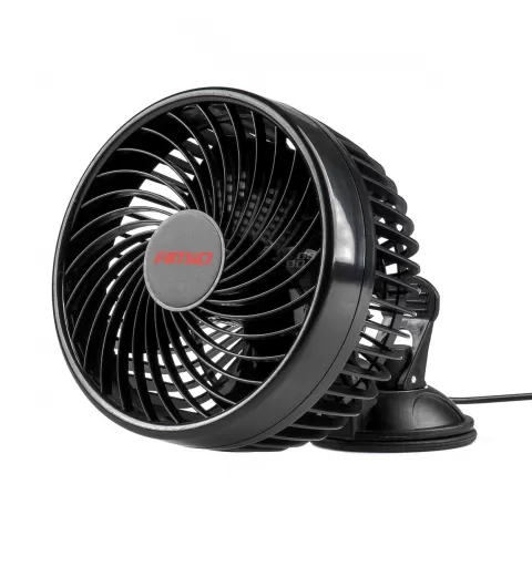 Automobilinis ventiliatorius su siurbtuku 6" 12V
