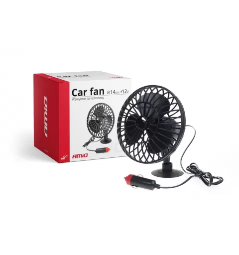 Automobilinis ventiliatorius su siurbtuku miniFAN 12V