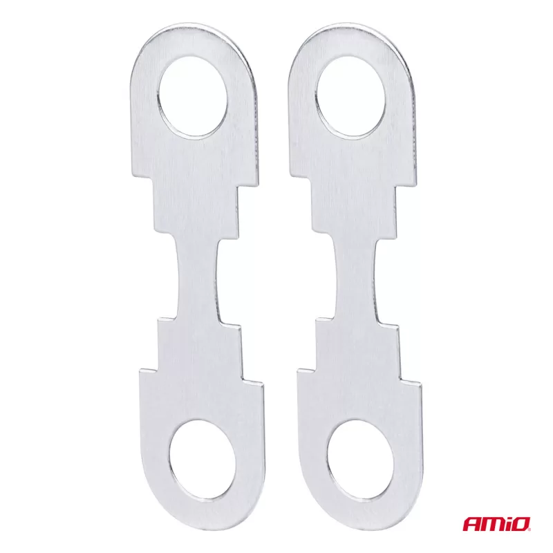 Automobilio plokšti HSB tipo saugikliai 42mm 80A AMIO-03501