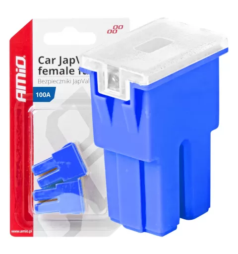Automobilio JapVal PAL moteriško tipo saugikliai 100A AMIO-03395