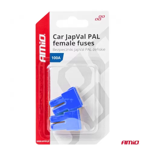 Automobilio JapVal PAL moteriško tipo saugikliai 100A AMIO-03395