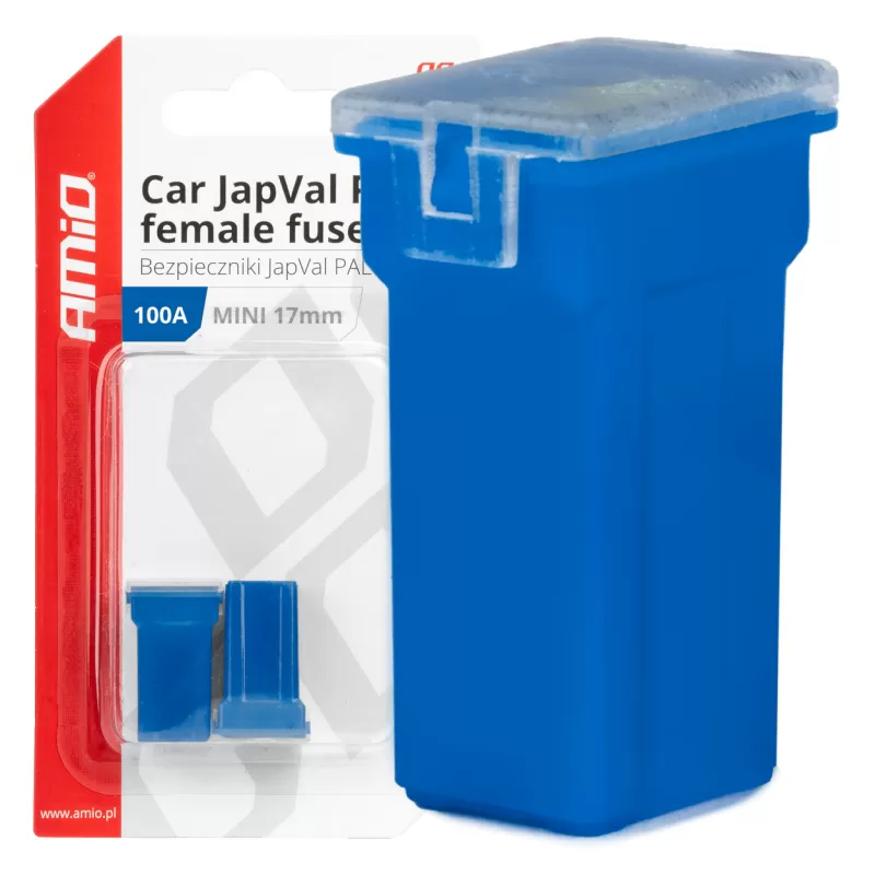 Automobilio JapVal PAL moteriško tipo saugikliai 100A AMIO-03450