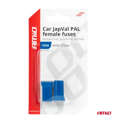 Automobilio JapVal PAL moteriško tipo saugikliai 100A AMIO-03450