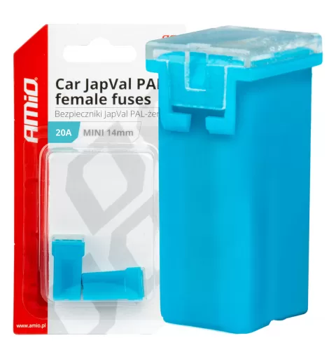 Automobilio JapVal PAL moteriško tipo saugikliai 20A AMIO-03435