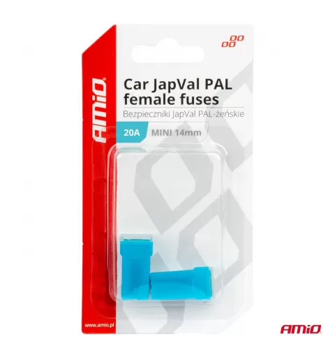Automobilio JapVal PAL moteriško tipo saugikliai 20A AMIO-03435