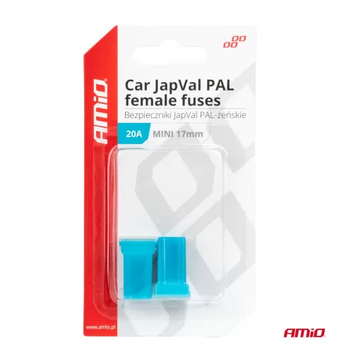 Automobilio JapVal PAL moteriško tipo saugikliai 20A AMIO-03443