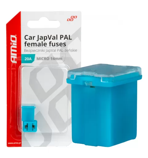 Automobilio JapVal PAL moteriško tipo saugikliai 20A AMIO-03451
