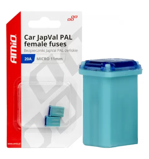Automobilio JapVal PAL moteriško tipo saugikliai 20A AMIO-03458