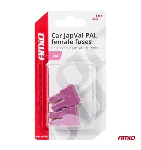 Automobilio JapVal PAL moteriško tipo saugikliai 30A AMIO-03389