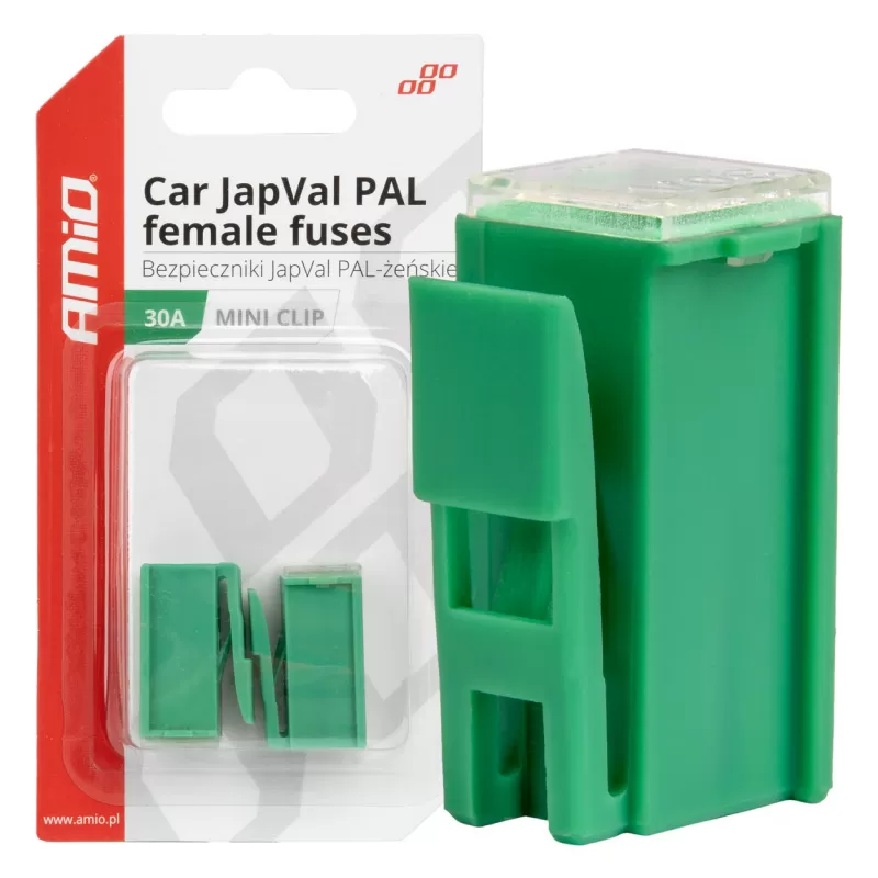 Automobilio JapVal PAL moteriško tipo saugikliai 30A AMIO-03413