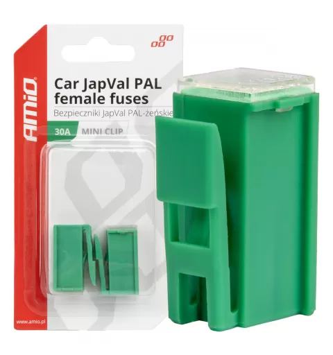 Automobilio JapVal PAL moteriško tipo saugikliai 30A AMIO-03413