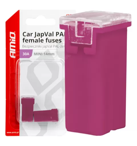 Automobilio JapVal PAL moteriško tipo saugikliai 30A AMIO-03437