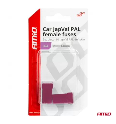 Automobilio JapVal PAL moteriško tipo saugikliai 30A AMIO-03437
