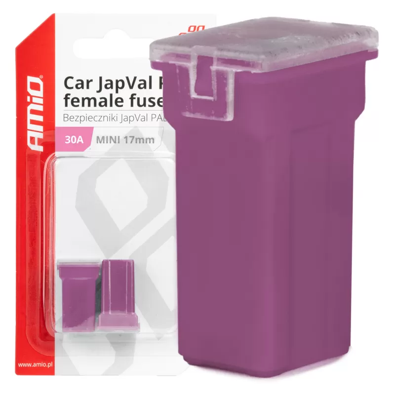 Automobilio JapVal PAL moteriško tipo saugikliai 30A AMIO-03444