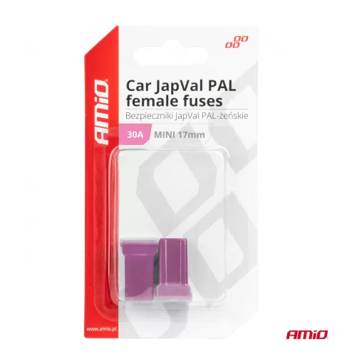Automobilio JapVal PAL moteriško tipo saugikliai 30A AMIO-03444
