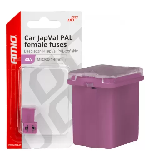 Automobilio JapVal PAL moteriško tipo saugikliai 30A AMIO-03453