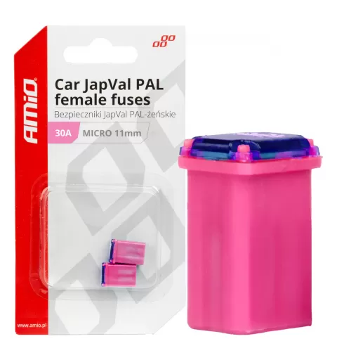 Automobilio JapVal PAL moteriško tipo saugikliai 30A AMIO-03460