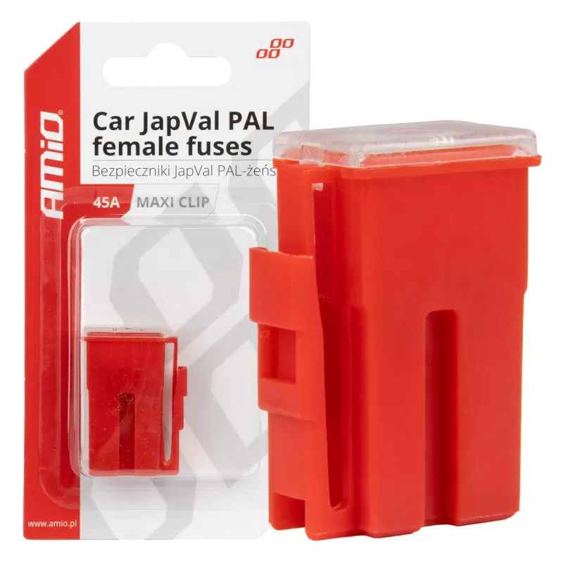 Automobilio JapVal PAL moteriško tipo saugikliai 45A AMIO-03414