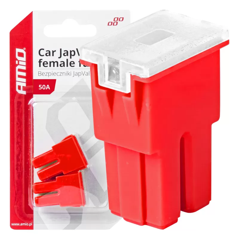 Automobilio JapVal PAL moteriško tipo saugikliai 50A AMIO-03391