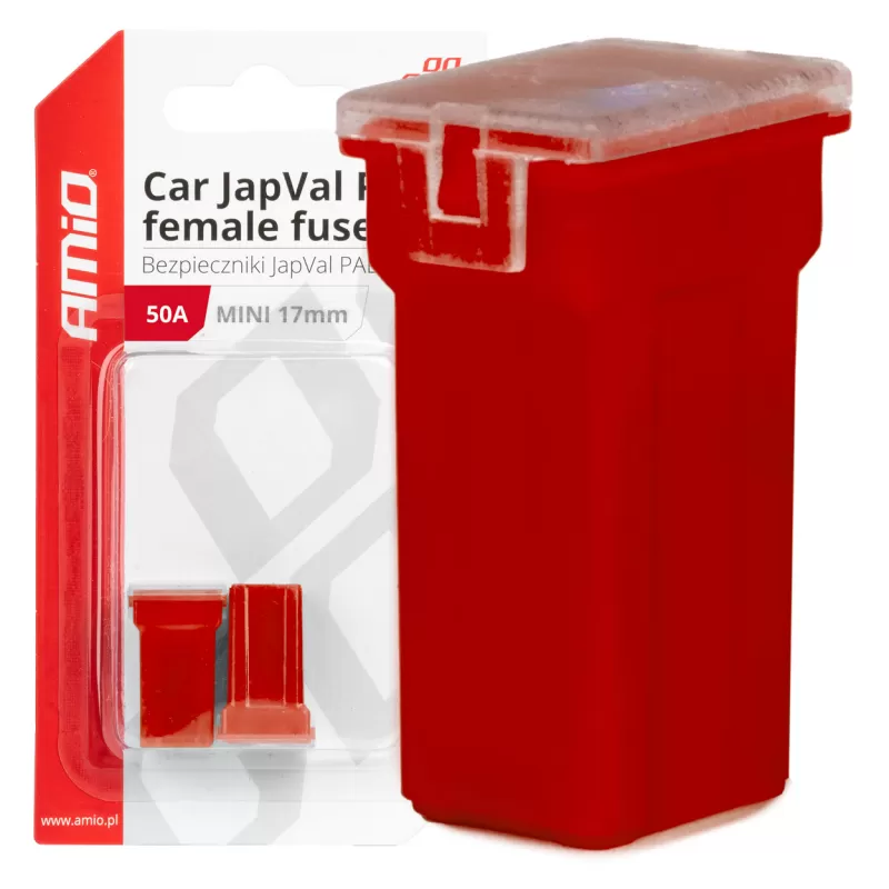 Automobilio JapVal PAL moteriško tipo saugikliai 50A AMIO-03446