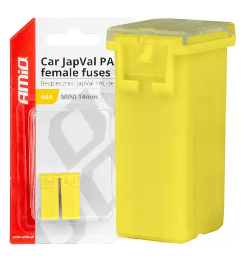 Automobilio JapVal PAL moteriško tipo saugikliai 60A AMIO-03440