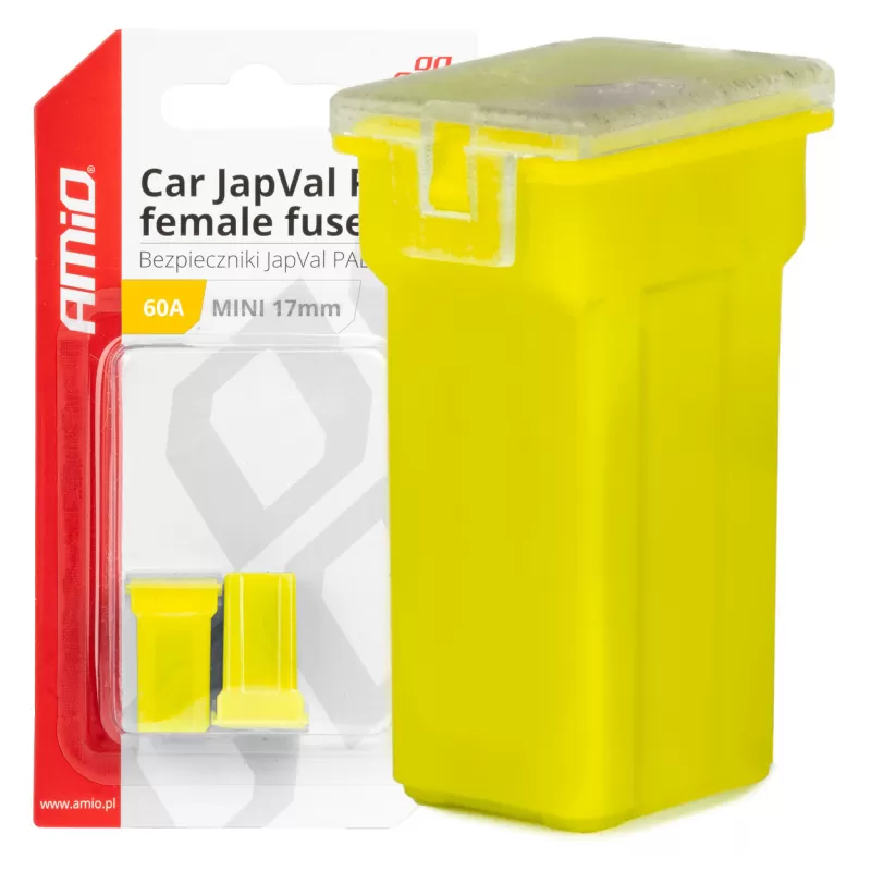 Automobilio JapVal PAL moteriško tipo saugikliai 60A AMIO-03447