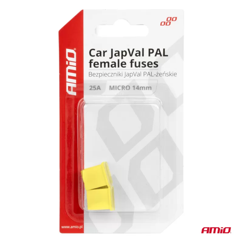 Automobilio JapVal PAL moteriško tipo saugikliai 60A AMIO-03456