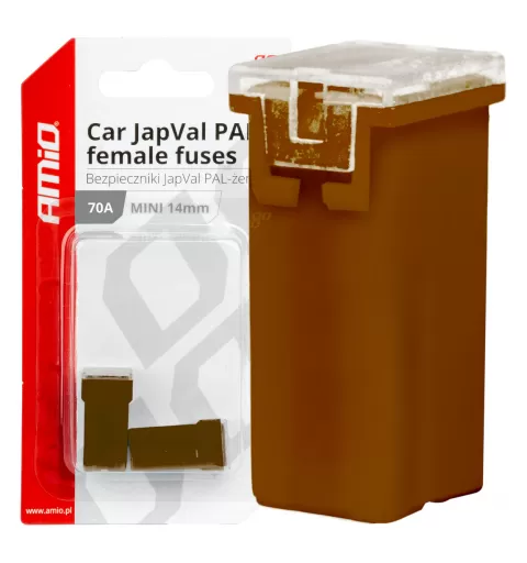 Automobilio JapVal PAL moteriško tipo saugikliai 70A AMIO-03441