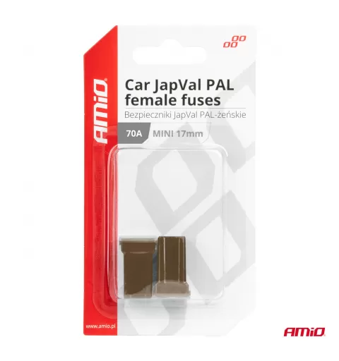 Automobilio JapVal PAL moteriško tipo saugikliai 70A AMIO-03448
