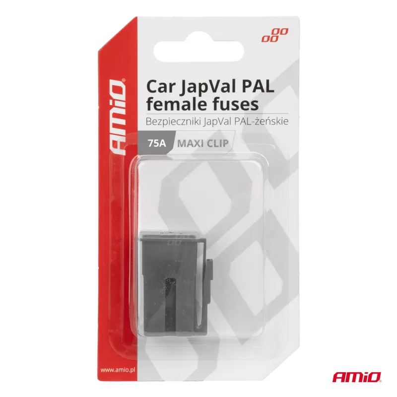 Automobilio JapVal PAL moteriško tipo saugikliai 75A AMIO-03416