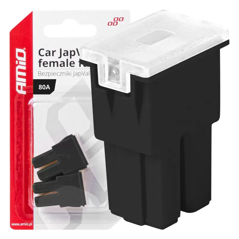 Automobilio JapVal PAL moteriško tipo saugikliai 80A AMIO-03394