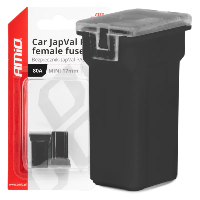 Automobilio JapVal PAL moteriško tipo saugikliai 80A AMIO-03449