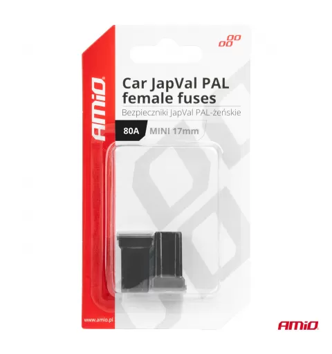 Automobilio JapVal PAL moteriško tipo saugikliai 80A AMIO-03449