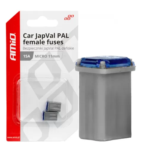 Automobilio JapVal PAL moteriško tipo saugikliai AMIO-03457