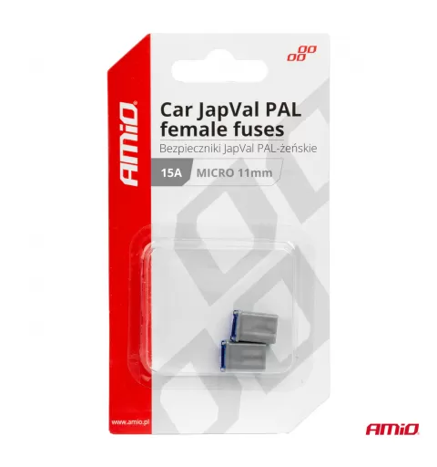 Automobilio JapVal PAL moteriško tipo saugikliai AMIO-03457