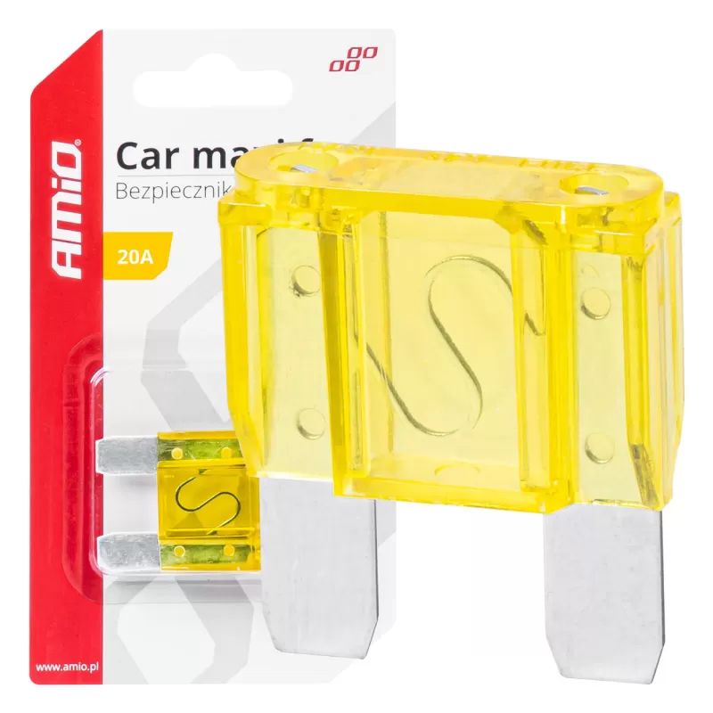 Automobilio MAXI tipo saugiklis 20A AMIO-03381