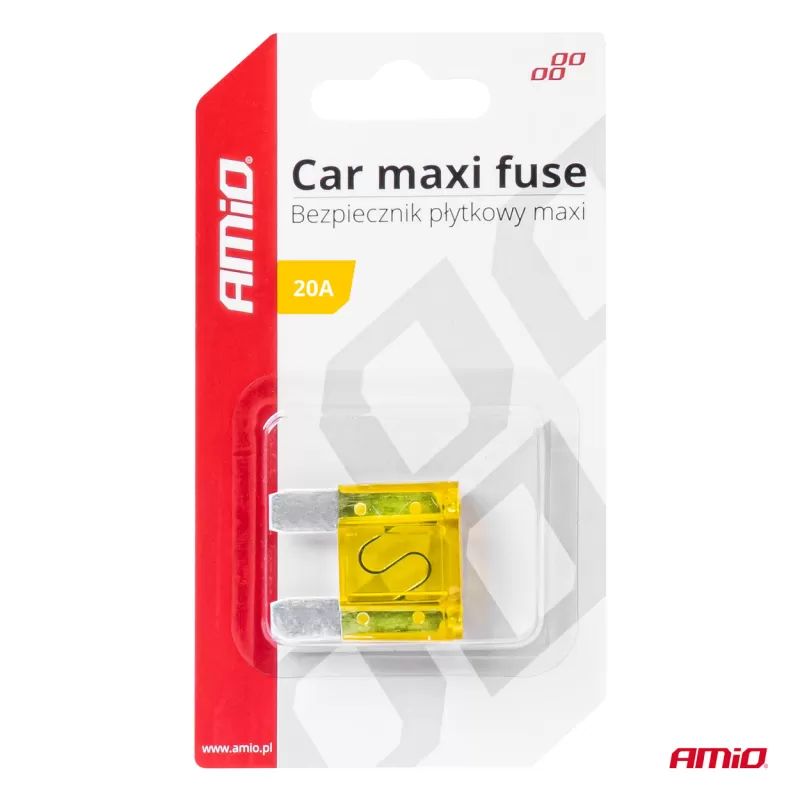 Automobilio MAXI tipo saugiklis 20A AMIO-03381