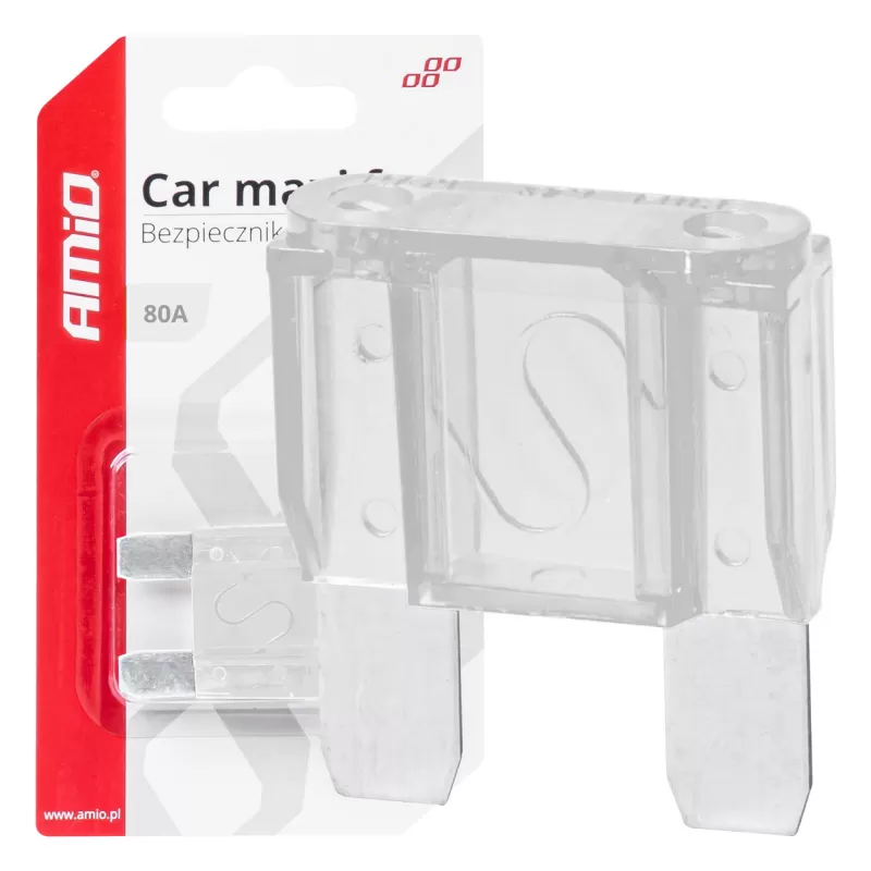 Automobilio MAXI tipo saugiklis 80A AMIO-03386