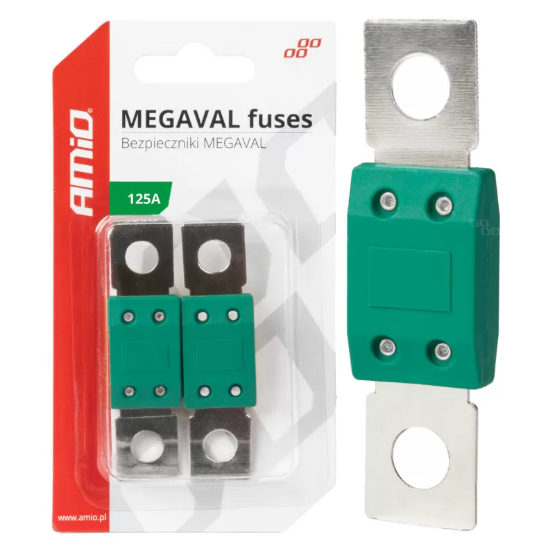 Automobilio MEGAVAL saugikliai 125A AMIO-03464