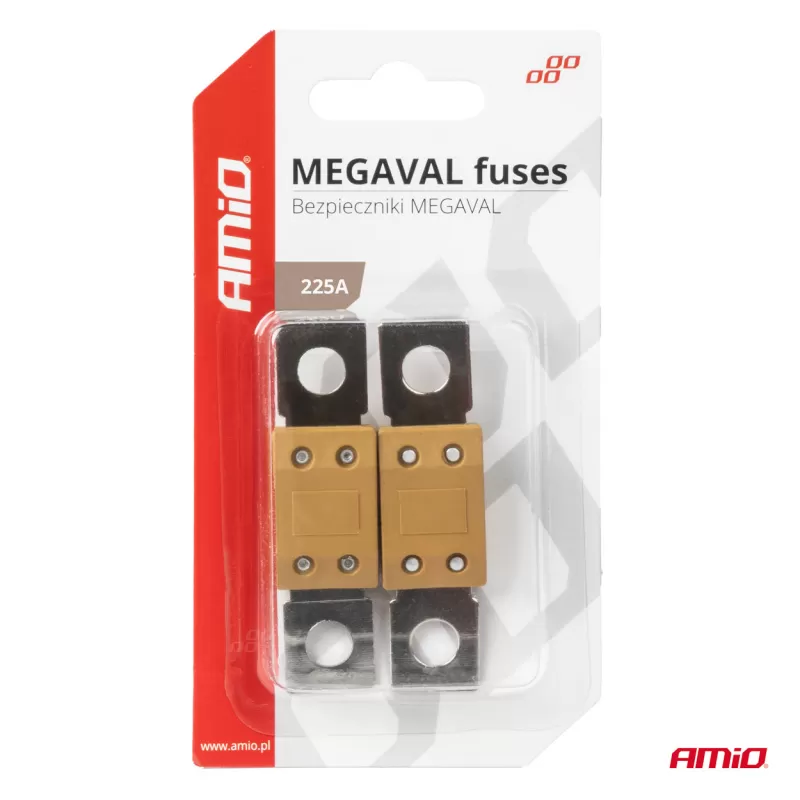Automobilio MEGAVAL saugikliai 225A AMIO-03468