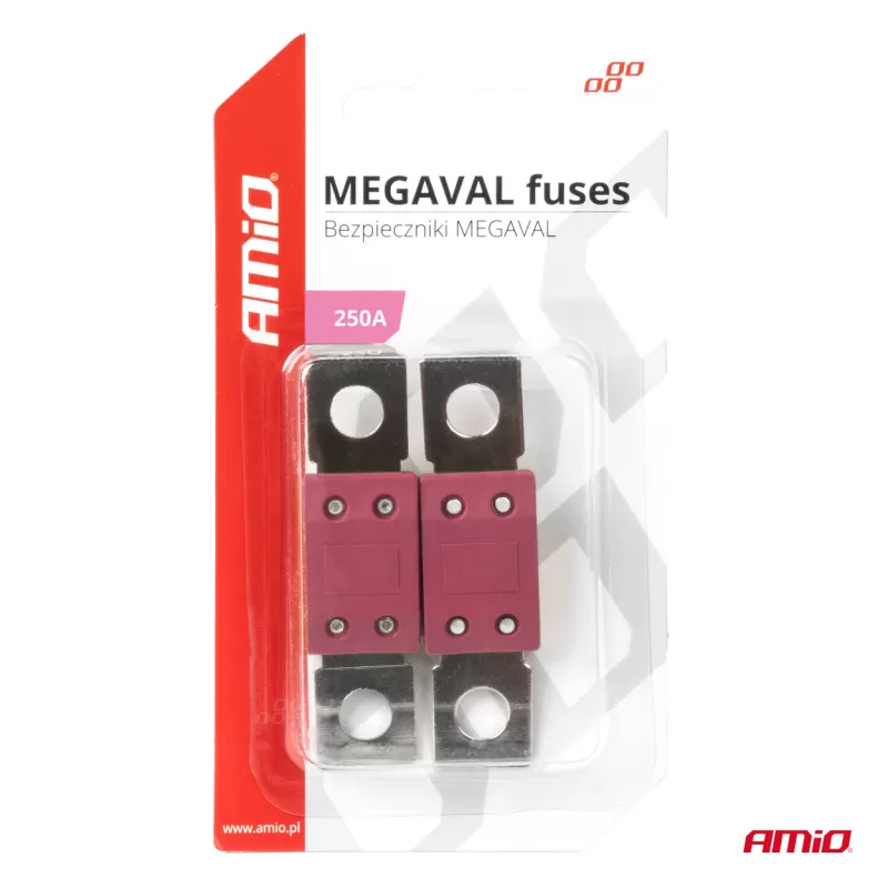Automobilio MEGAVAL saugikliai 250A AMIO-03469
