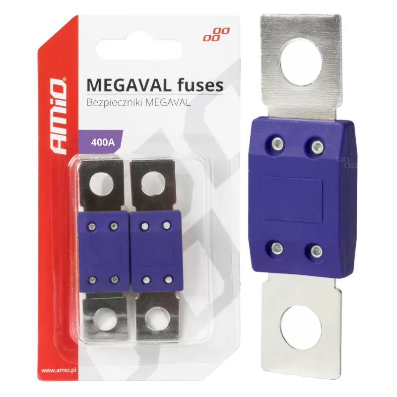 Automobilio MEGAVAL saugikliai 400A AMIO-03471