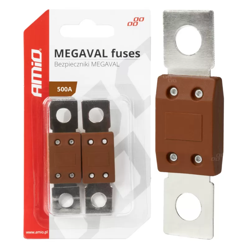 Automobilio MEGAVAL saugikliai 500A AMIO-03472