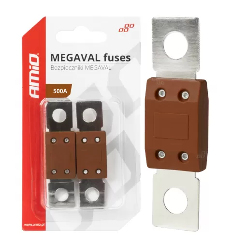 Automobilio MEGAVAL saugikliai 500A AMIO-03472