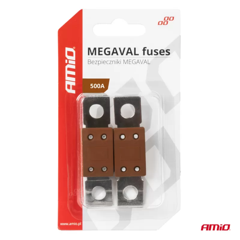 Automobilio MEGAVAL saugikliai 500A AMIO-03472